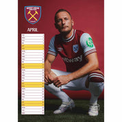 WEST HAM UNITED – 2025 CALENDAR (PREORDER - IN STOCK NOV 1)