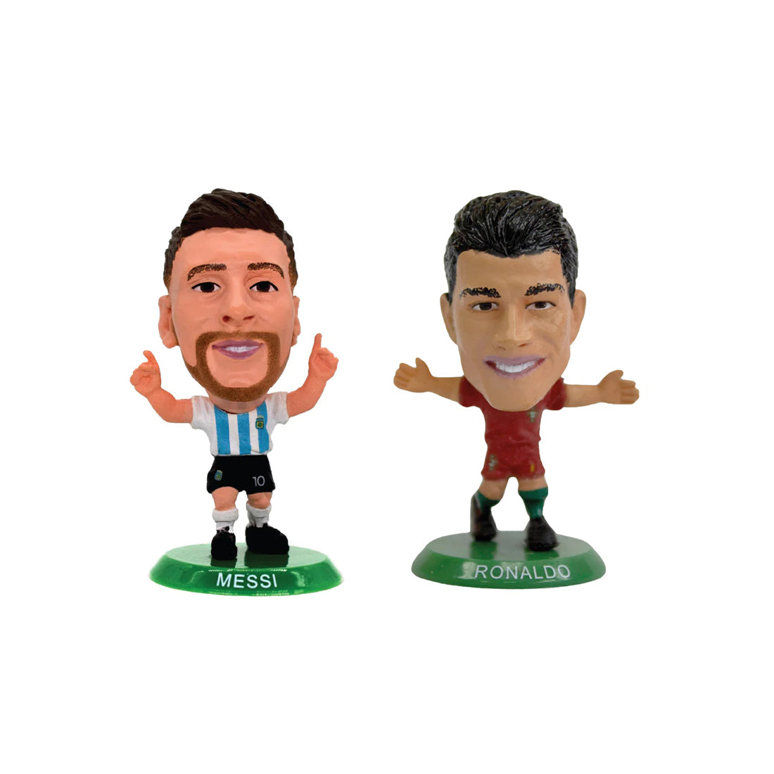 LIONEL MESSI & CRISTIANO RONALDO - COUNTRY SOCCERSTARZ SET (2-PACK)