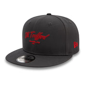 MANCHESTER UNITED – DARK GREY “OLD TRAFFORD” NEW ERA 9FIFTY CHAIN STITCH FLAT PEAK HAT