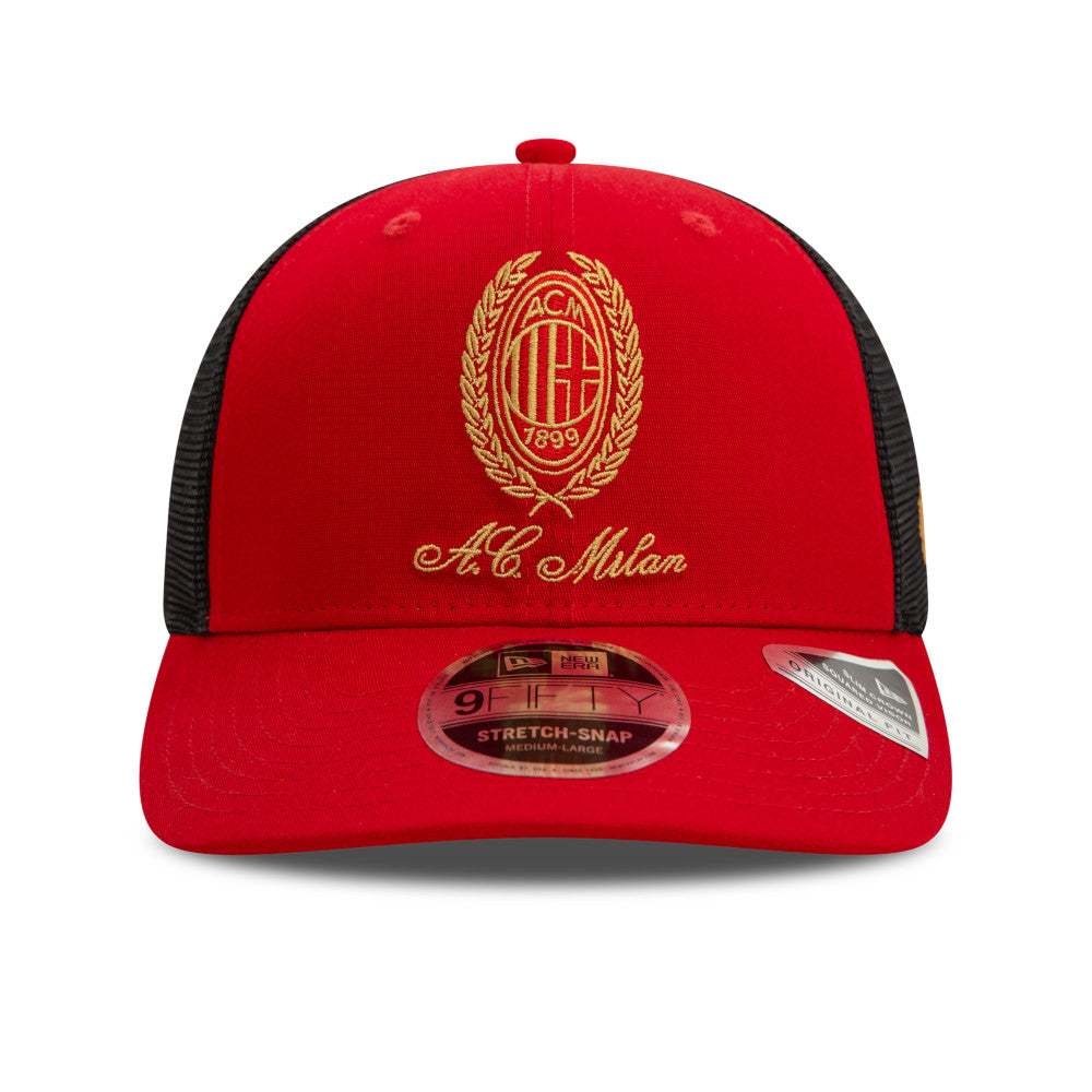 AC MILAN - NEW ERA 9FIFTY HERITAGE GOLD TRUCKER HAT