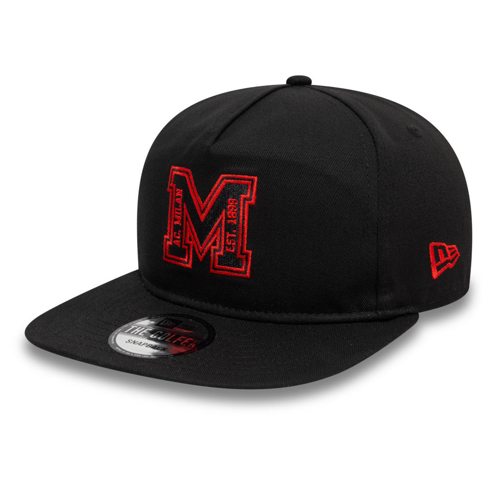 AC MILAN - NEW ERA M GOLFER FLAT PEAK SNAPBACK HAT