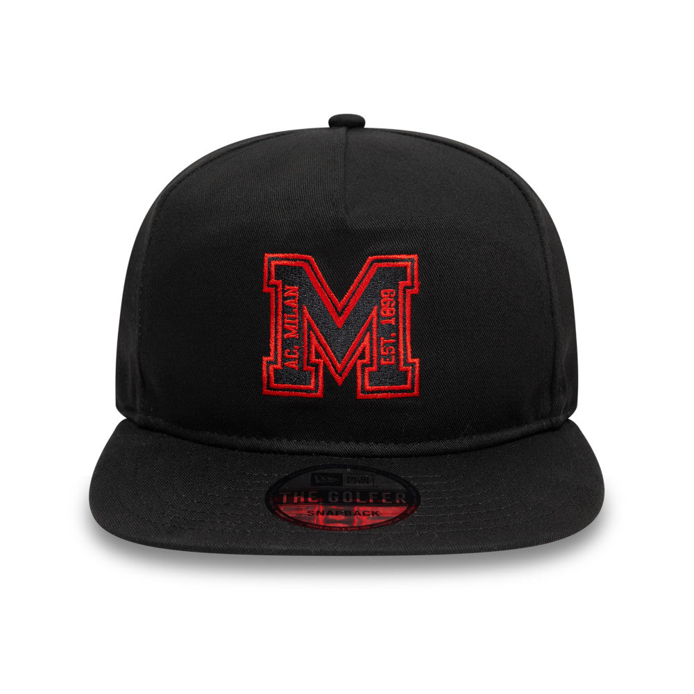AC MILAN - NEW ERA M GOLFER FLAT PEAK SNAPBACK HAT