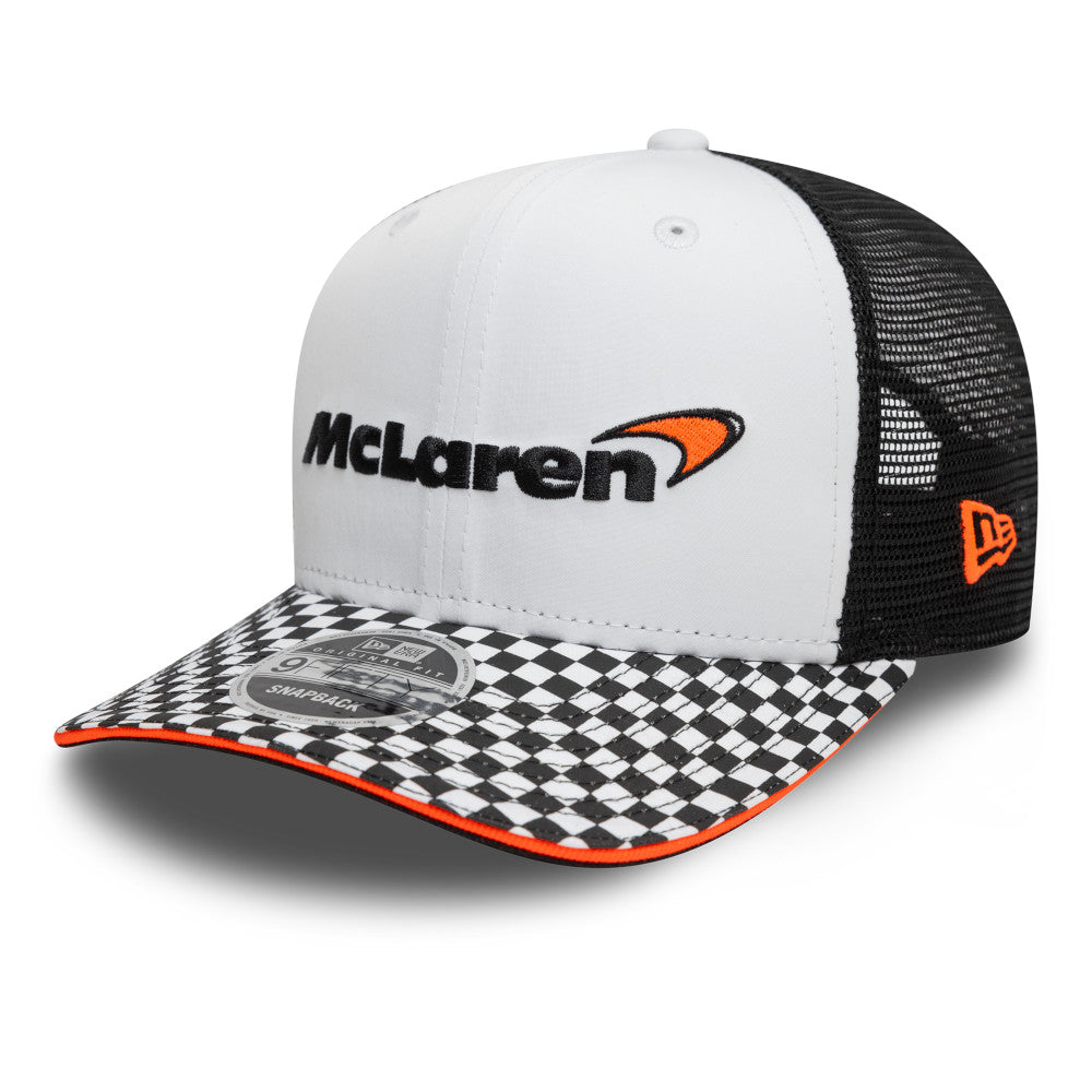 MCLAREN - NEW ERA 9FIFTY CHECKERED TRUCKER HAT