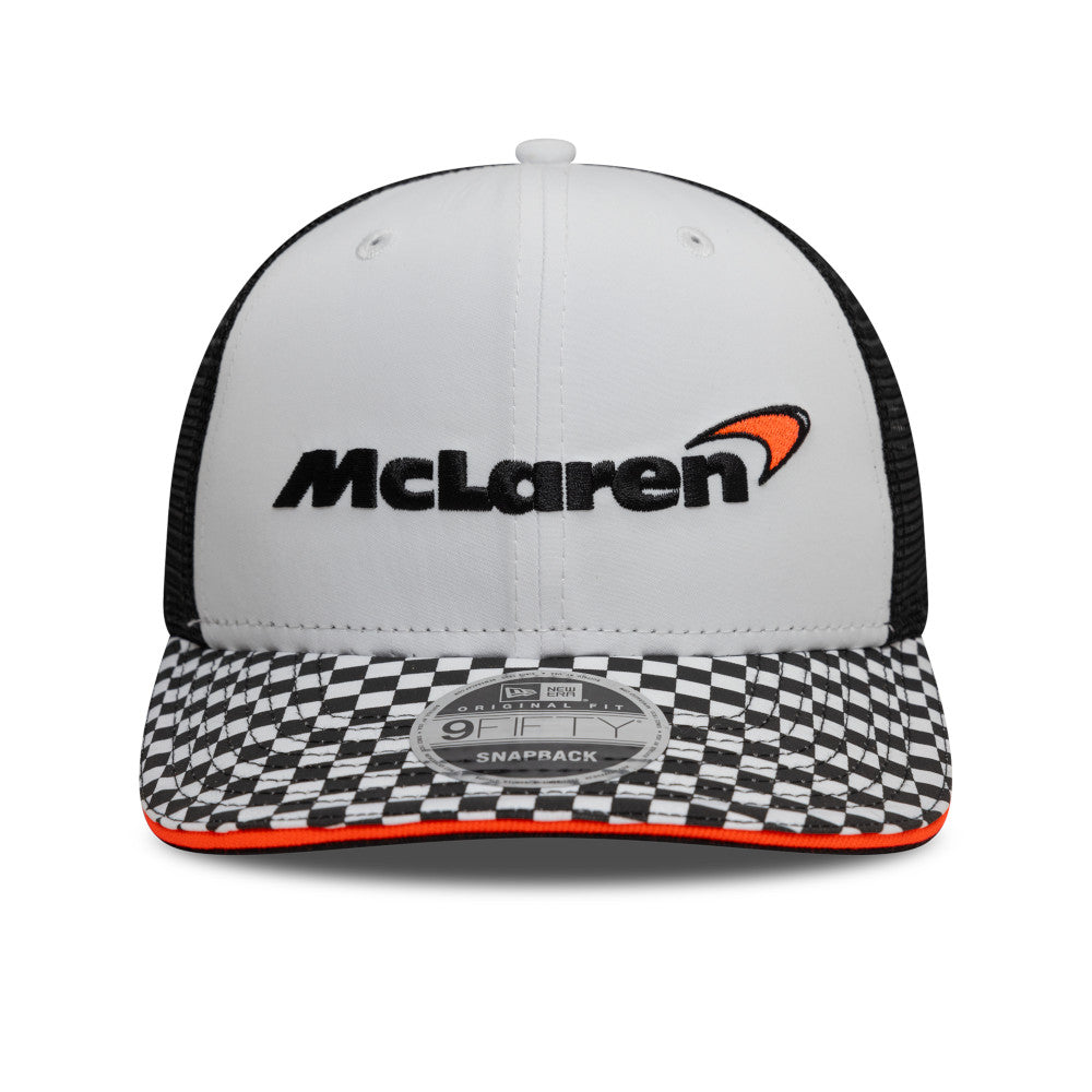 MCLAREN - NEW ERA 9FIFTY CHECKERED TRUCKER HAT