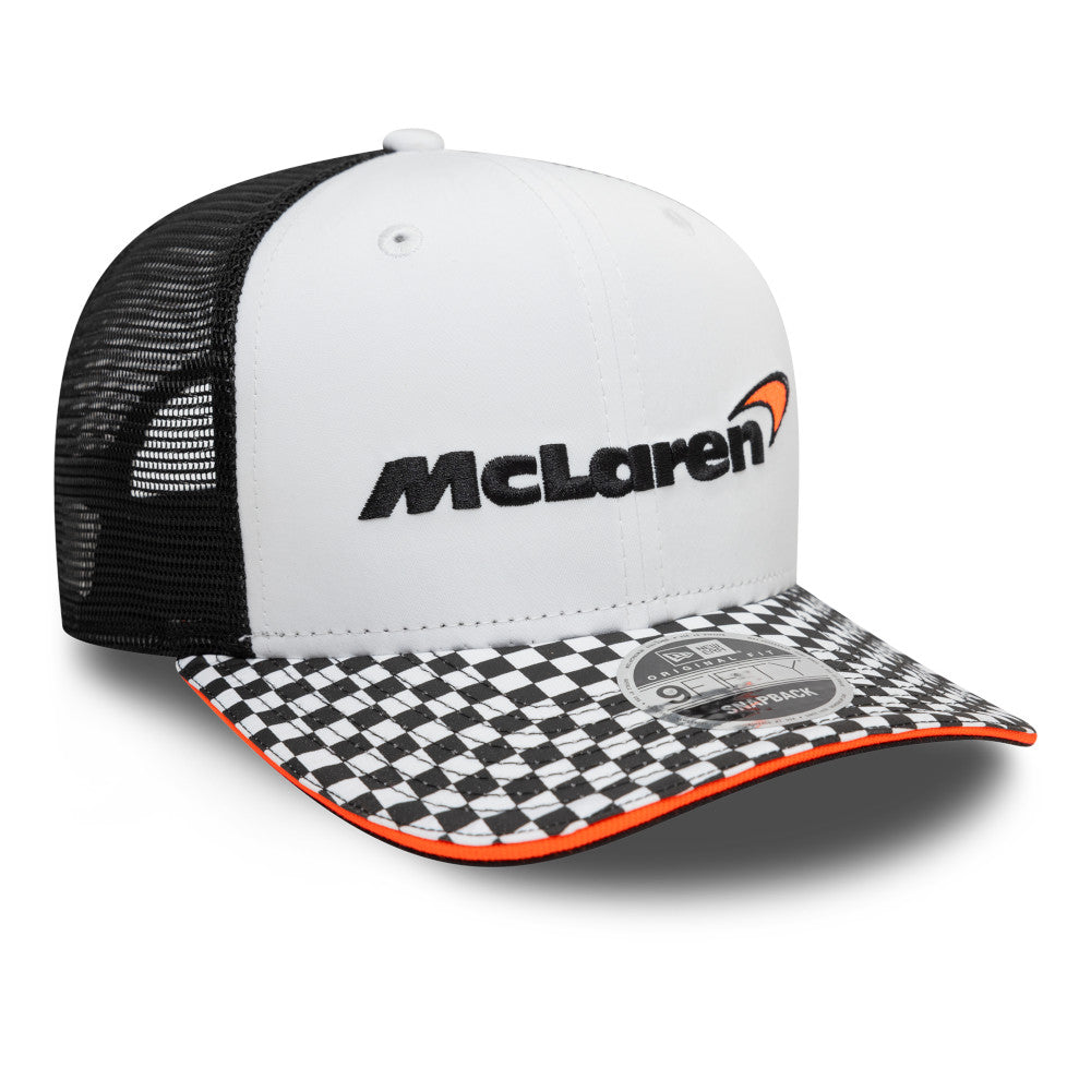 MCLAREN - NEW ERA 9FIFTY CHECKERED TRUCKER HAT