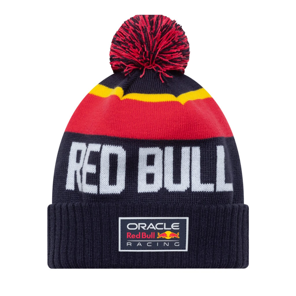 RED BULL RACING - NEW ERA BLACK POM BEANIE