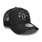 MANCHESTER UNITED - NEW ERA BLACK REFLECTIVE TRUCKER HAT