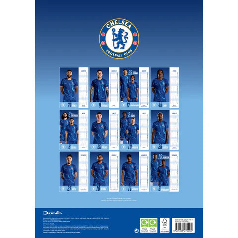 CHELSEA – 2025 CALENDAR (PREORDER - IN STOCK NOV 1)