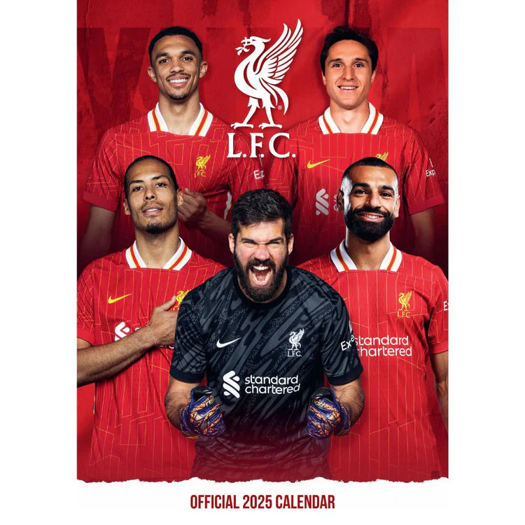 LIVERPOOL – 2025 CALENDAR (PREORDER - IN STOCK NOV 1)