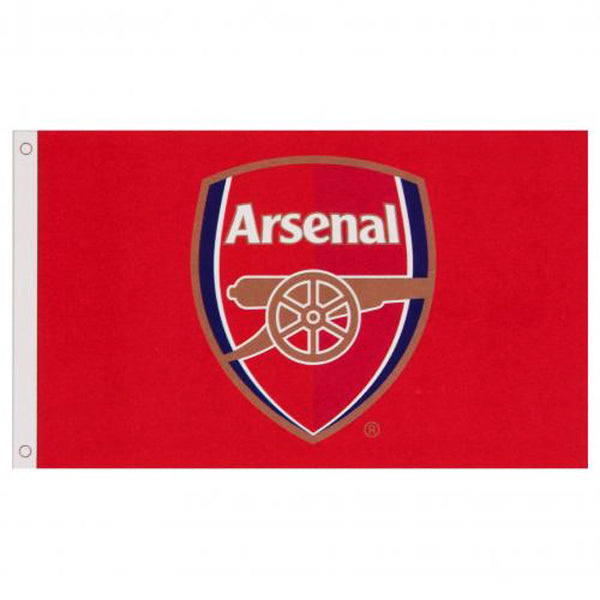 Buy Arsenal Core Crest Flag online at SoccerCards.ca!