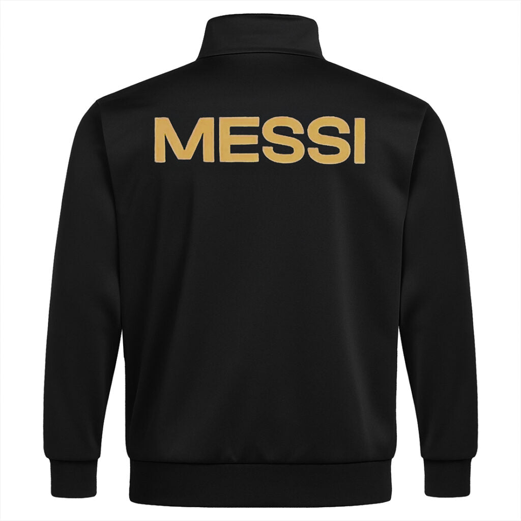 ARGENTINA - LIONEL MESSI BLACK YOUTH TRACK JACKET
