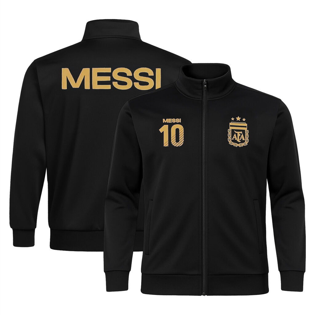 ARGENTINA - LIONEL MESSI BLACK YOUTH TRACK JACKET