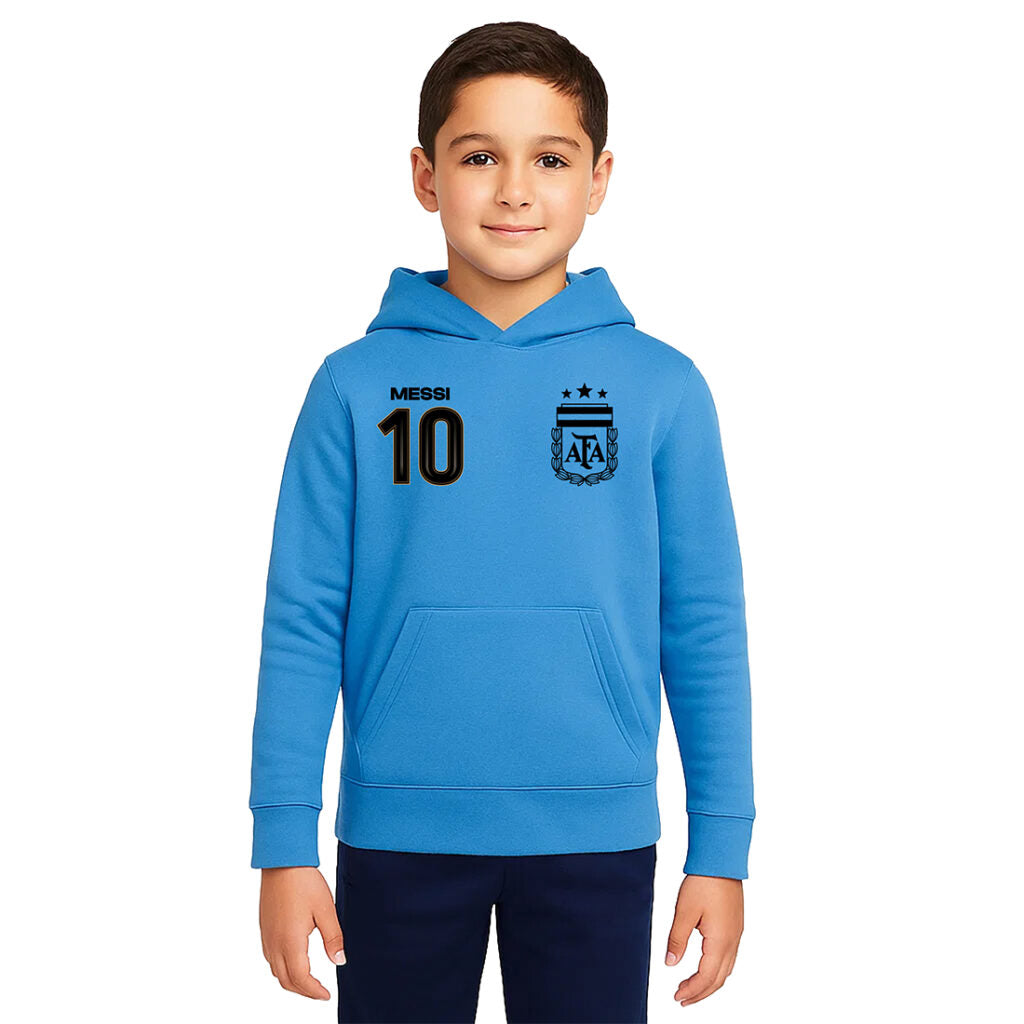 ARGENTINA- LIONEL MESSI BLUE YOUTH HOODIE