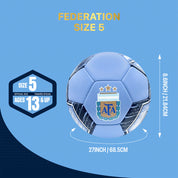 ARGENTINA - BLUE AFA SOCCER BALL (SIZE 5)