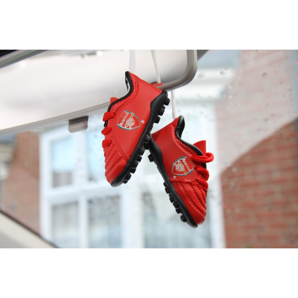 ARSENAL - MINI BOOTS (CHRISTMAS TREE ORNAMENT / CAR MIRROR HANGER)