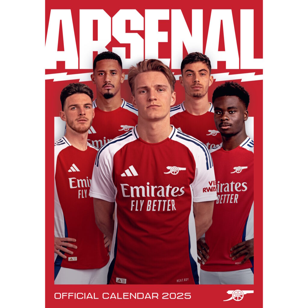 ARSENAL – 2025 CALENDAR (PREORDER - IN STOCK NOV 1)