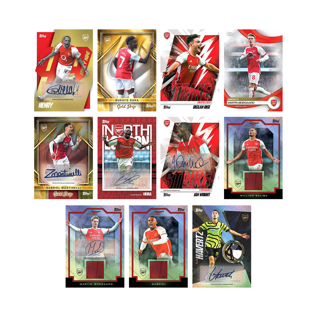 2023-24 TOPPS ARSENAL TEAM SET - BOX (30 CARDS) (PREORDER - IN STOCK MAY 5)