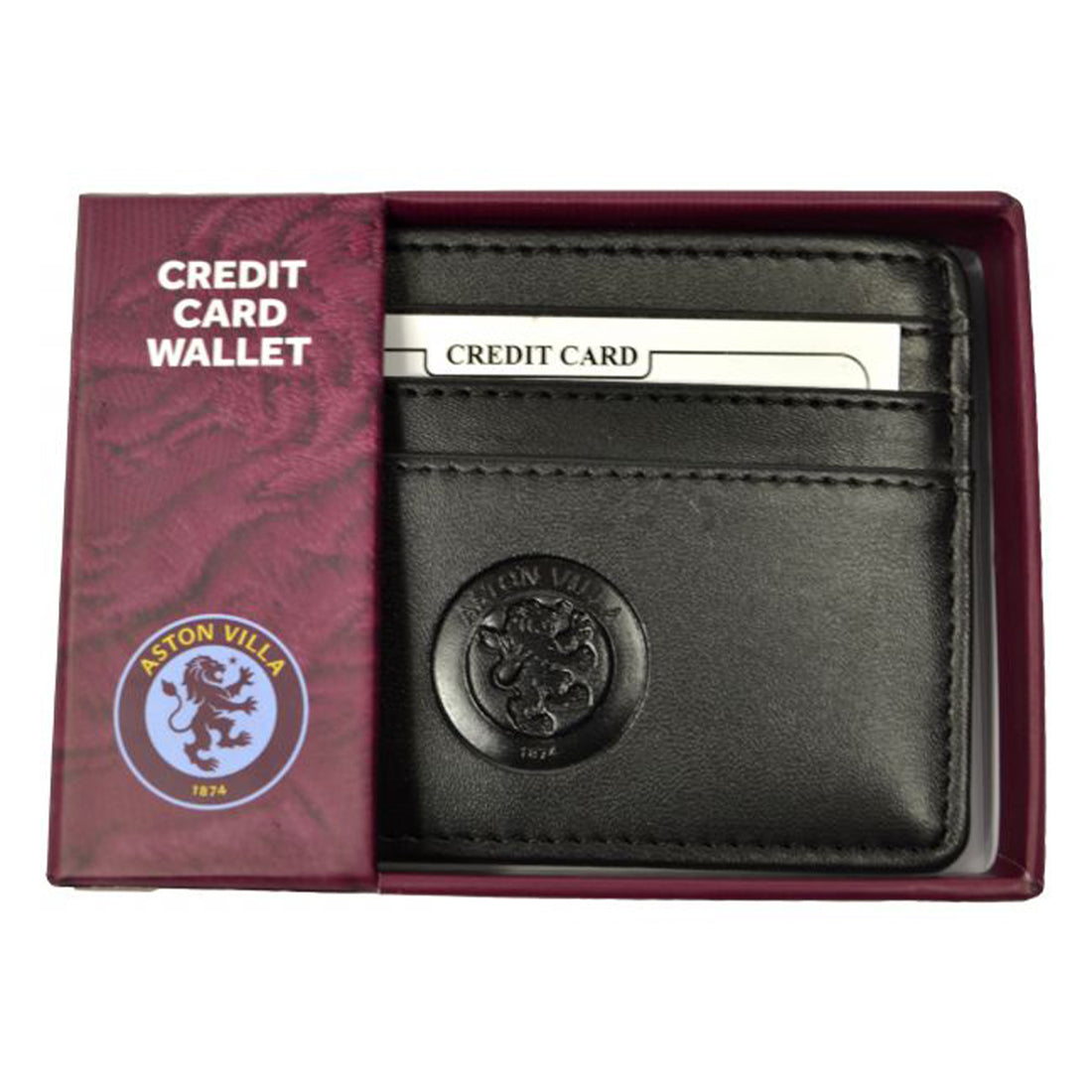 ASTON VILLA - EMBOSSED SYNTHETIC LEATHER WALLET