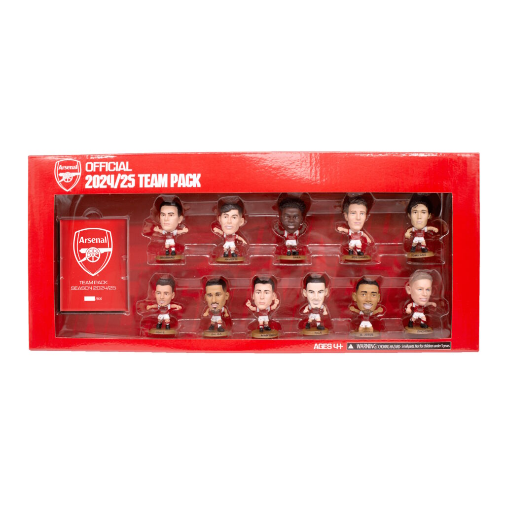 ARSENAL - SOCCERSTARZ 2024-25 TEAM SET (11 PLAYERS) (PREORDER - IN STOCK NOV 15)