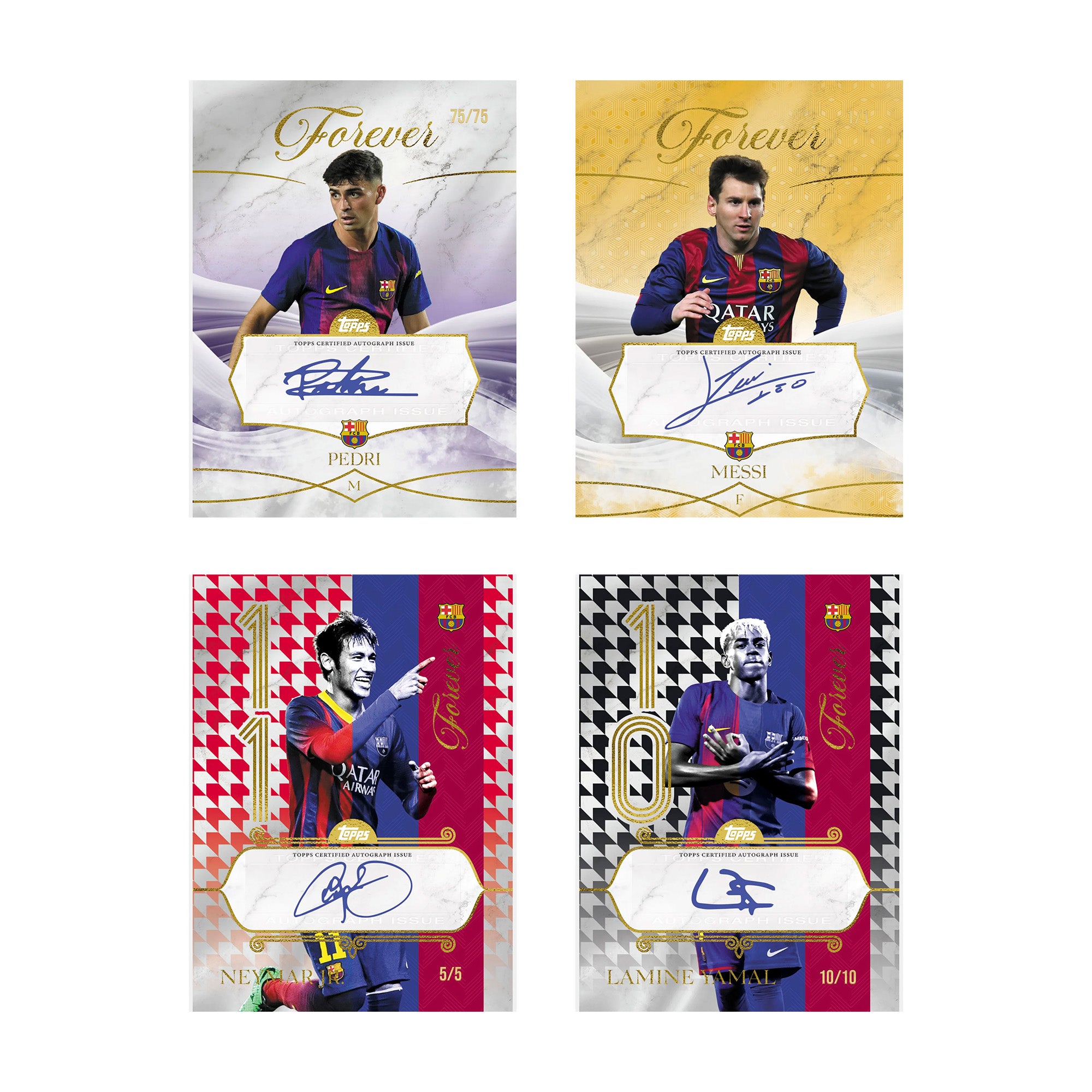 2025-26 TOPPS BARCELONA FOREVER CARDS - HOBBY BOX (3 CARDS)