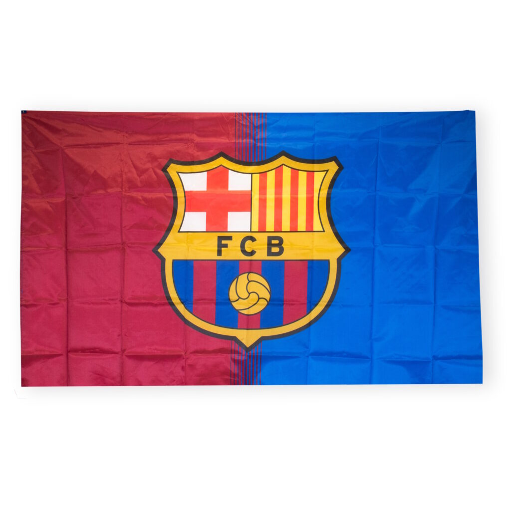 BARCELONA  CLUB CREST FLAG (3 X 5′)