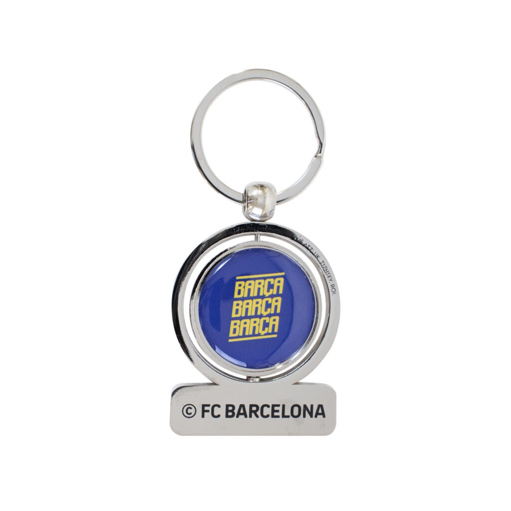 BARCELONA - DOUBLE-SIDED SPINNER KEYCHAIN