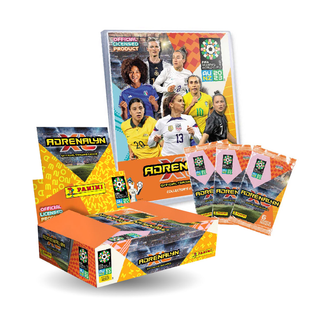 2023 PANINI ADRENALYN XL WOMEN'S FIFA WORLD CUP CARDS - BOX & STARTER SET (ALBUM, 162 CARDS + LE)
