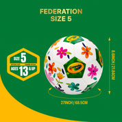 CRAYOLA - FLOWER EXPLORER SOCCER BALL (SIZE 5) (IN STOCK MAR 6)