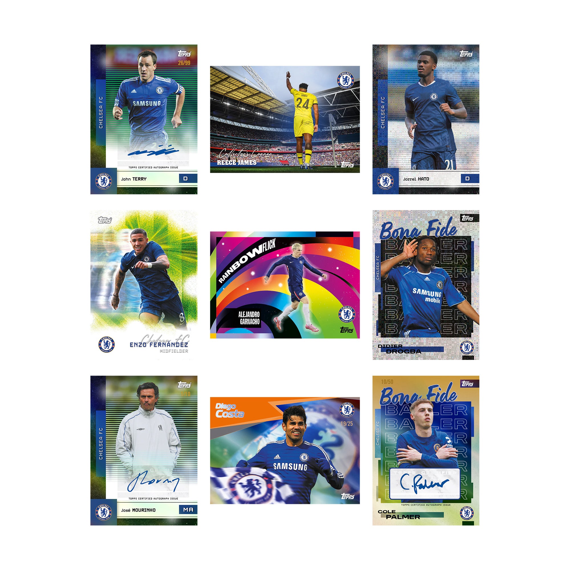 2025-26 TOPPS CHELSEA TEAM SET - BOX (30 CARDS)