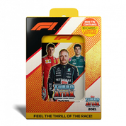 2021 TOPPS TURBO ATTAX FORMULA 1 CARDS – MINI COLLECTOR TIN (31 CARDS + LE GOLD NORRIS)