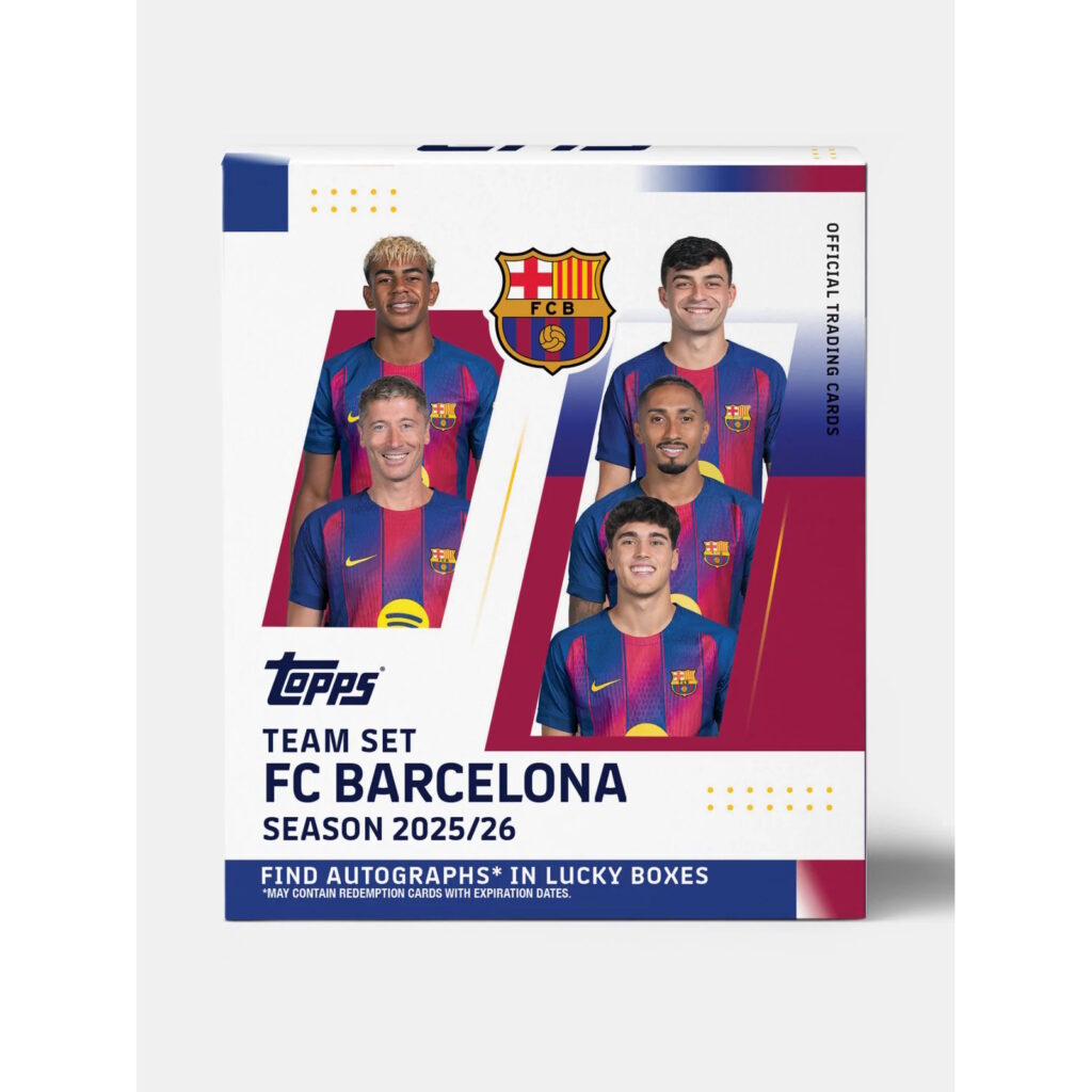 2025-26 TOPPS BARCELONA TEAM SET - BOX (30 CARDS)