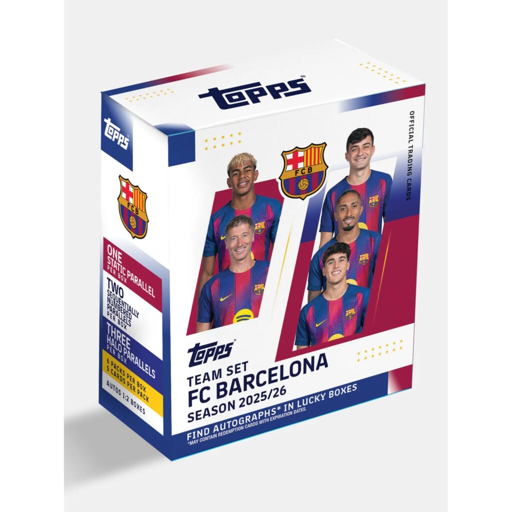 2025-26 TOPPS BARCELONA TEAM SET - BOX (30 CARDS)