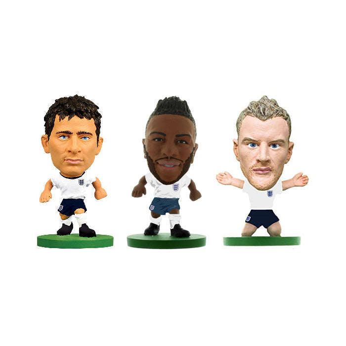 ENGLAND - LAMPARD, STERLING & VARDY SOCCERSTARZ COMBO PACK (3-PACK)