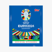 2024 TOPPS UEFA EURO STICKERS - MEGA BLASTER ECO PACK (87 STICKERS)
