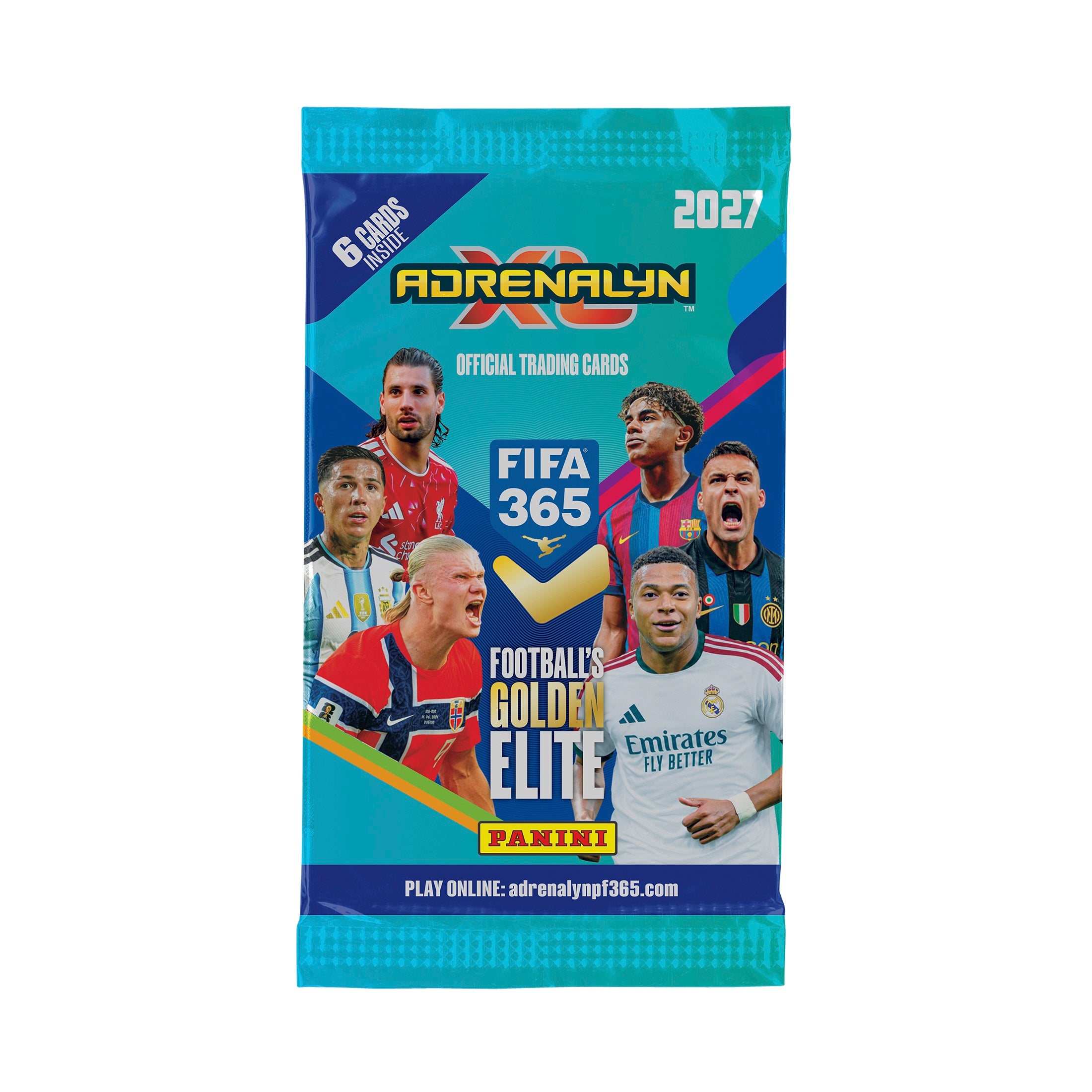 2026-27 PANINI ADRENALYN XL FIFA 365 CARDS – MEGA TIN (39 CARDS + 3 LE) (PREORDER - IN STOCK OCT 2)