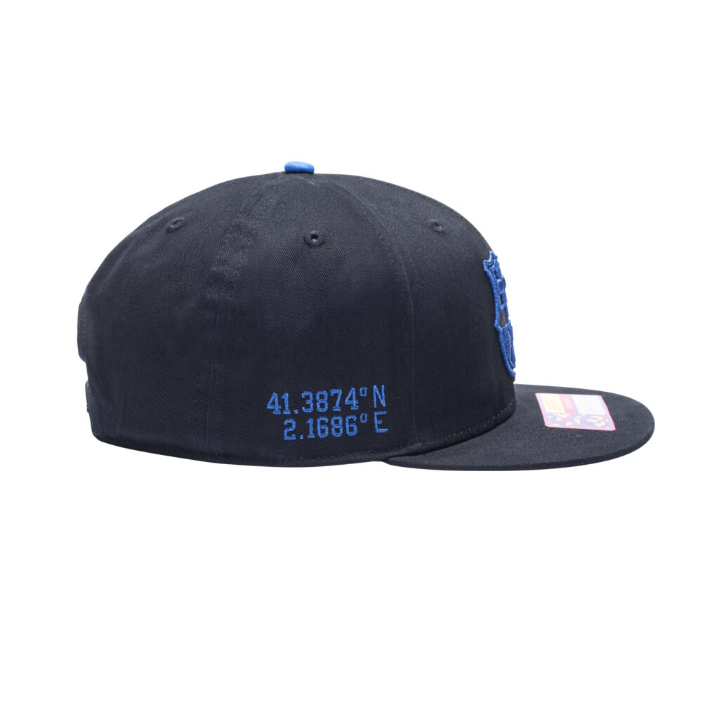 BARCELONA - LOCALE FLAT PEAK SNAPBACK HAT (FAN INK)