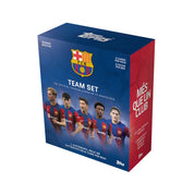 2023-24 TOPPS BARCELONA TEAM SET - BOX (30 CARDS + 1 AUTO OR RELIC) (PREORDER - IN STOCK APR 17)