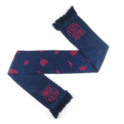 BARCELONA - DOUBLE-SIDED NAVY SCARF