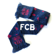 BARCELONA - DOUBLE-SIDED NAVY SCARF