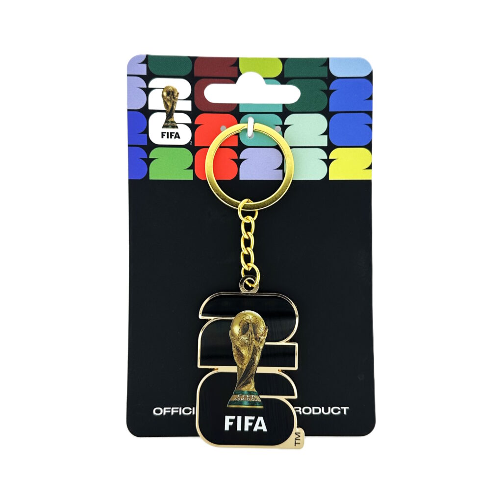 2026 FIFA WORLD CUP – TROPHY KEYCHAIN (IN STOCK MAY 22)