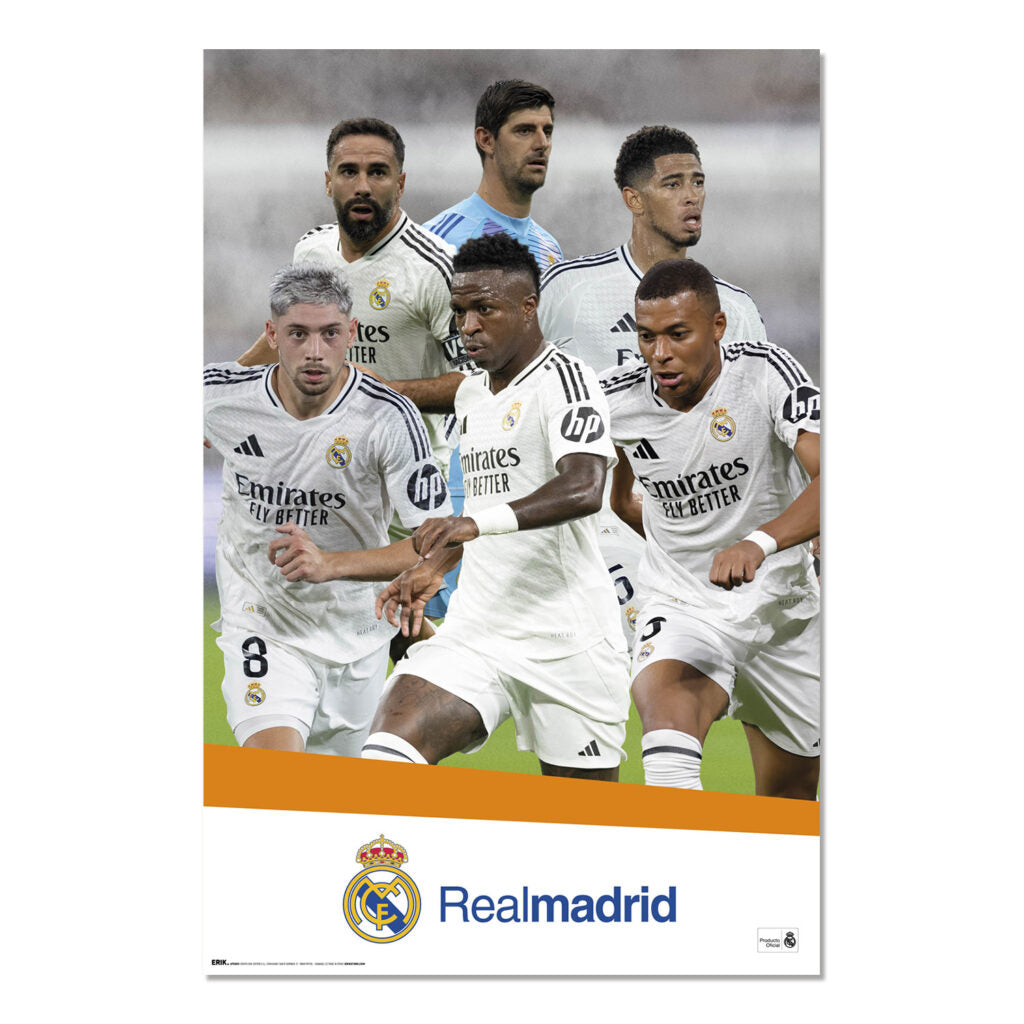 REAL MADRID – 2024-25 PLAYERS COLLAGE POSTER (PREORDER - IN STOCK NOV 25)