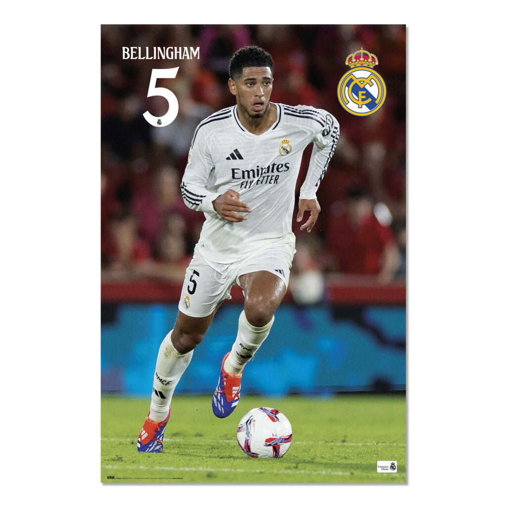 JUDE BELLINGHAM – REAL MADRID POSTER (24 X 36″) (PREORDER - IN STOCK NOV 25)