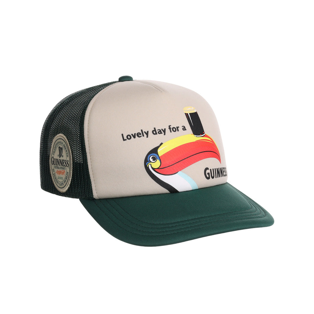 GUINNESS - GREEN & TAN LOVELY DAY FOR A GUINNESS SNAPBACK TRUCKER HAT