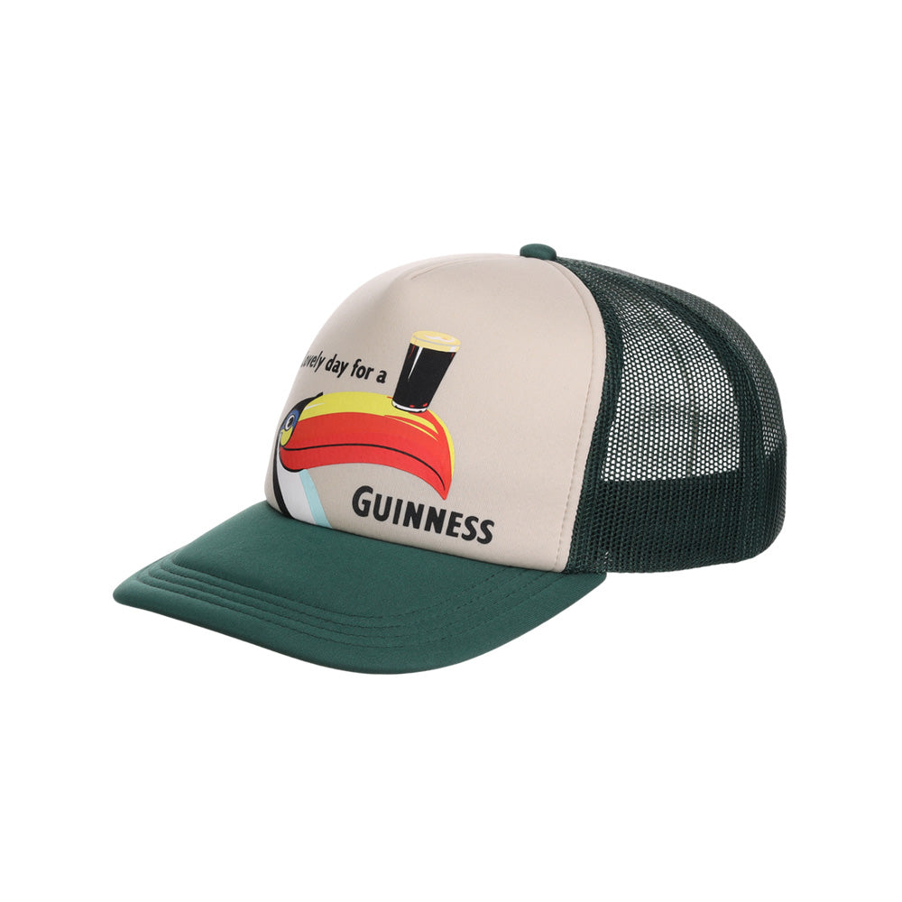 GUINNESS - GREEN & TAN LOVELY DAY FOR A GUINNESS SNAPBACK TRUCKER HAT