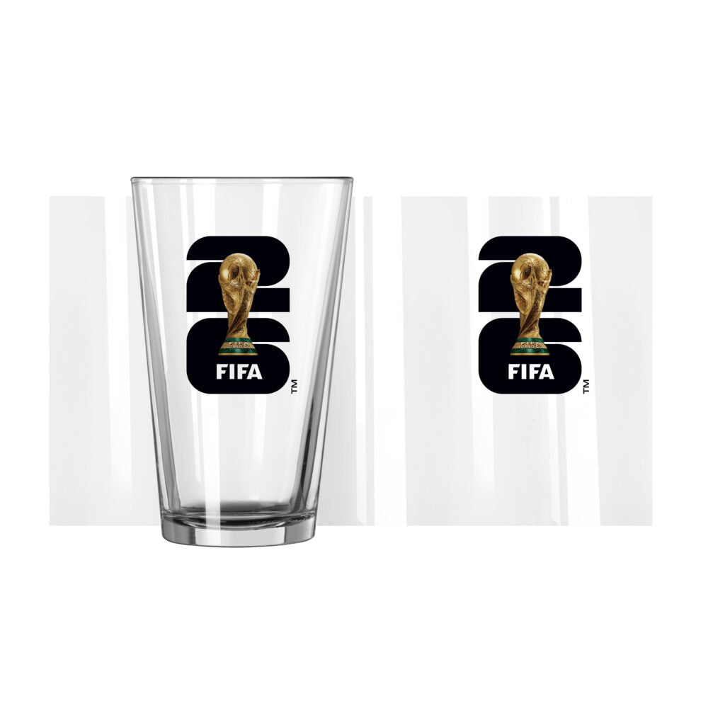 2026 FIFA WORLD CUP – TROPHY LOGO PINT GLASS (16 OZ)