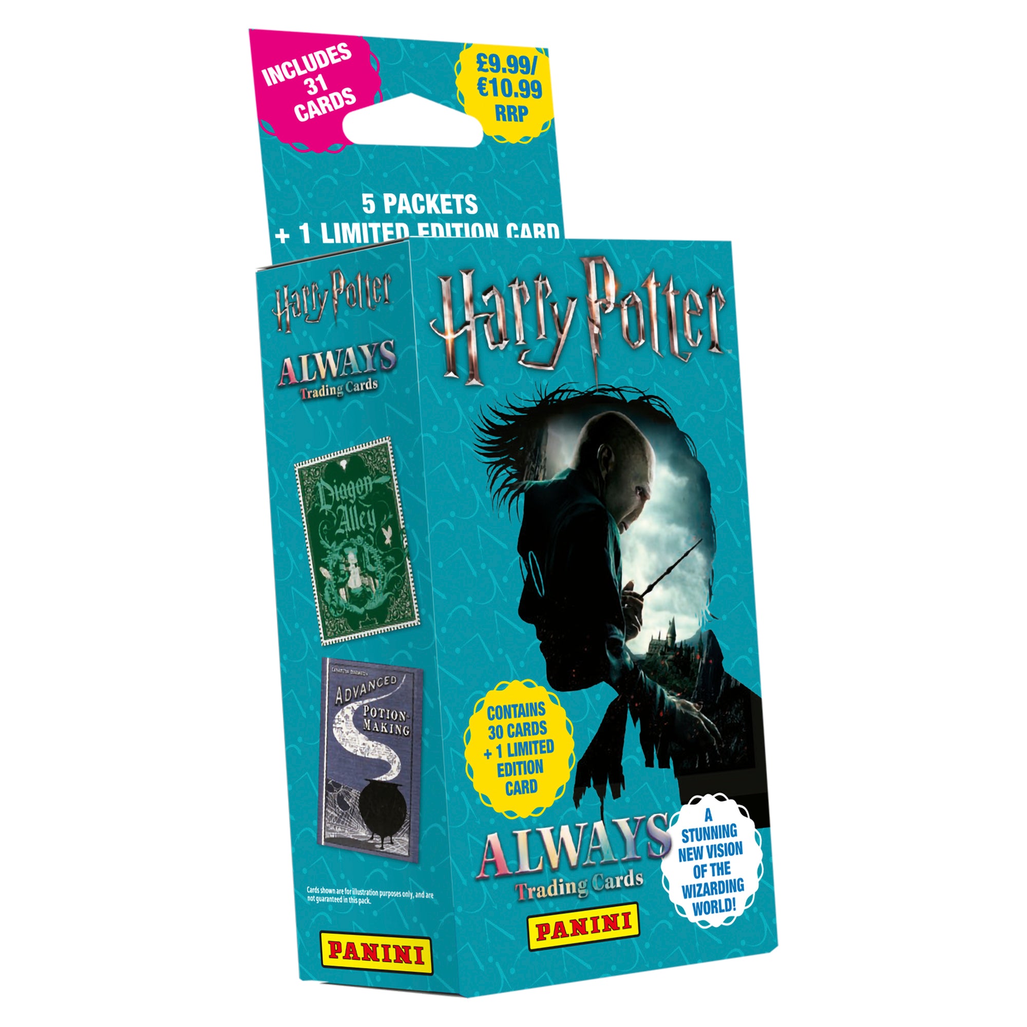 PANINI HARRY POTTER ALWAYS TRADING CARDS – 6-PACK BLASTER BOX (31 CARDS + LE) (PREORDER - IN STOCK OCT 9)