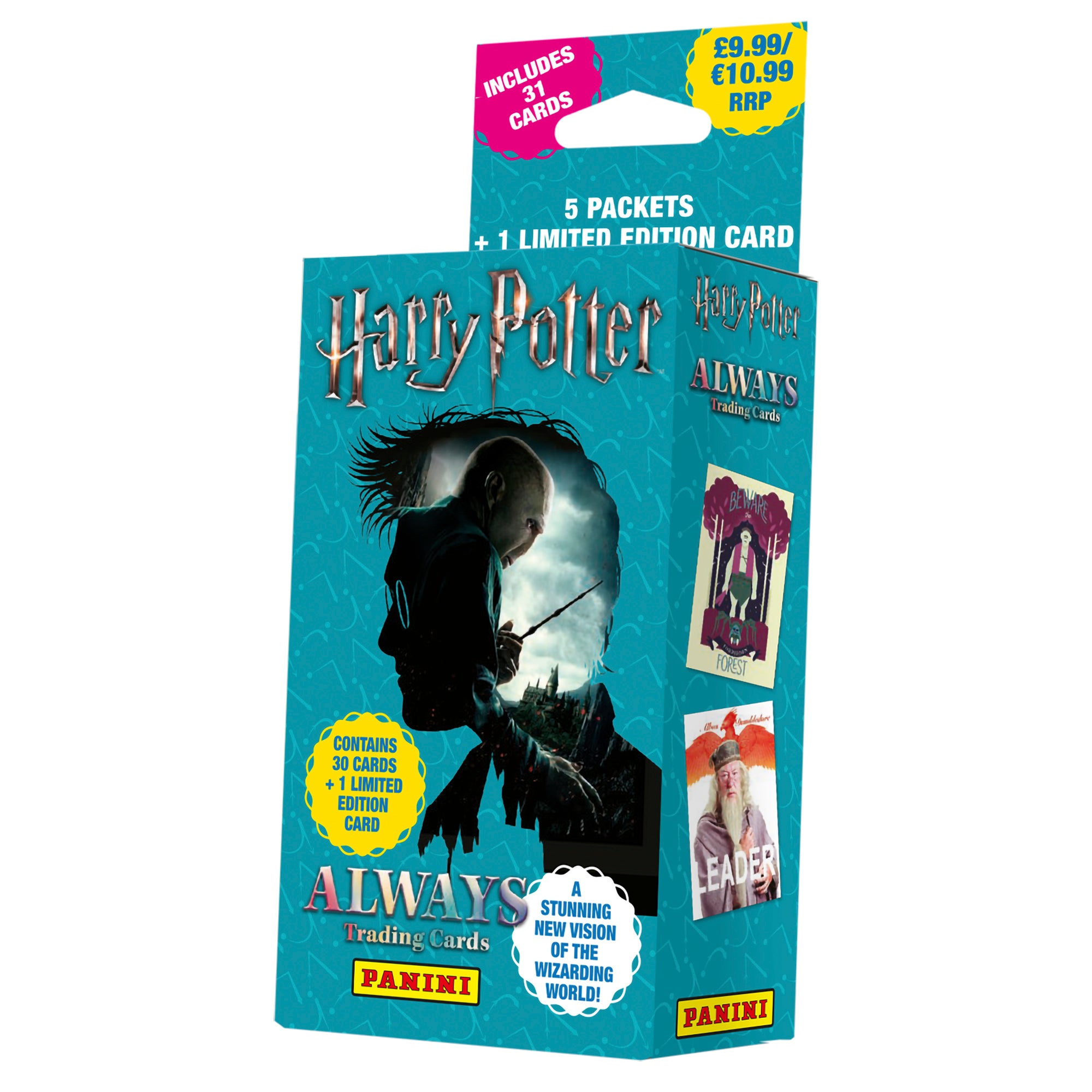 PANINI HARRY POTTER ALWAYS TRADING CARDS – 6-PACK BLASTER BOX (31 CARDS + LE) (PREORDER - IN STOCK OCT 9)