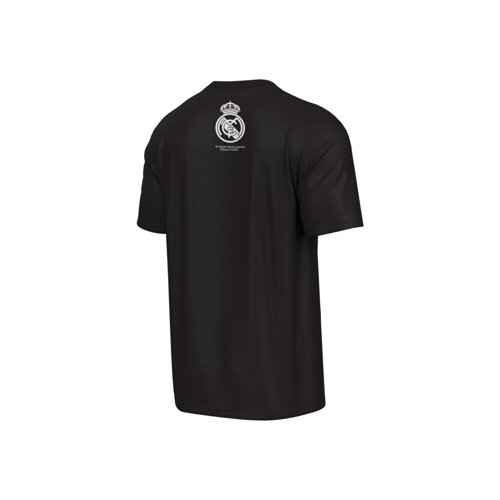 REAL MADRID – BLACK 1902 REGISTERED T-SHIRT