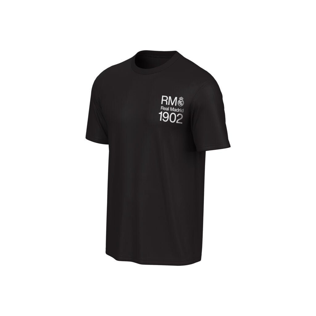 REAL MADRID – BLACK 1902 REGISTERED T-SHIRT