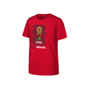 CANADA - 2026 FIFA WORLD CUP RED YOUTH T-SHIRT